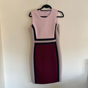 Calvin Klein multi colored dress size 10